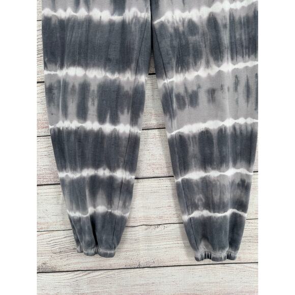 Lucky Brand Tie Dye Jogger Sweatpants Womens Small Gray White Chill at Home - Picture 5 of 12